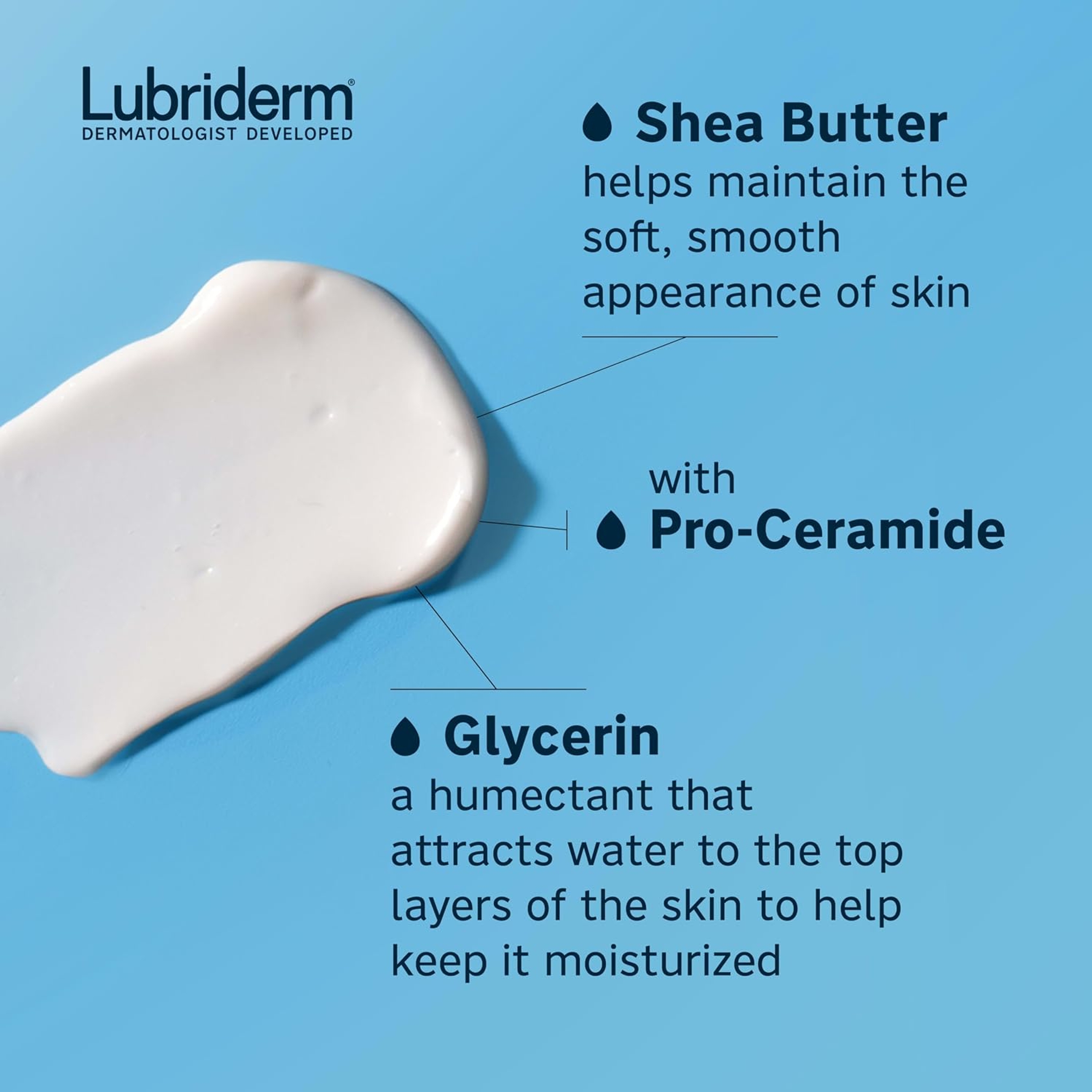 Lubriderm Daily Moisture Lotion 24 fl.oz - Body Moisturizer for Dry Skin, Lightly Scented 5