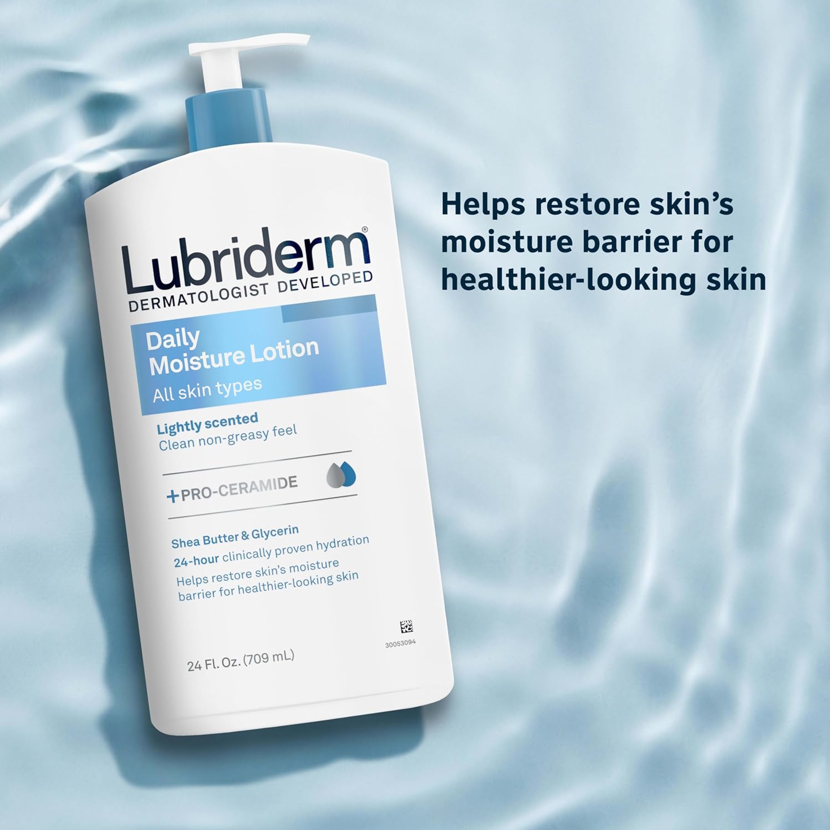 Lubriderm Daily Moisture Lotion 24 fl.oz - Body Moisturizer for Dry Skin, Lightly Scented 3