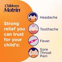 Motrin Children's Ibuprofen Liquid Oral Suspension Dye-Free, Berry, 4 fl.oz - Kid’s Medicine for Fever & Pain Relief 2