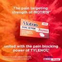 Motrin Dual Action with Tylenol 120 Count - Pain Reliever for Headaches, Muscle Aches & Pains 2