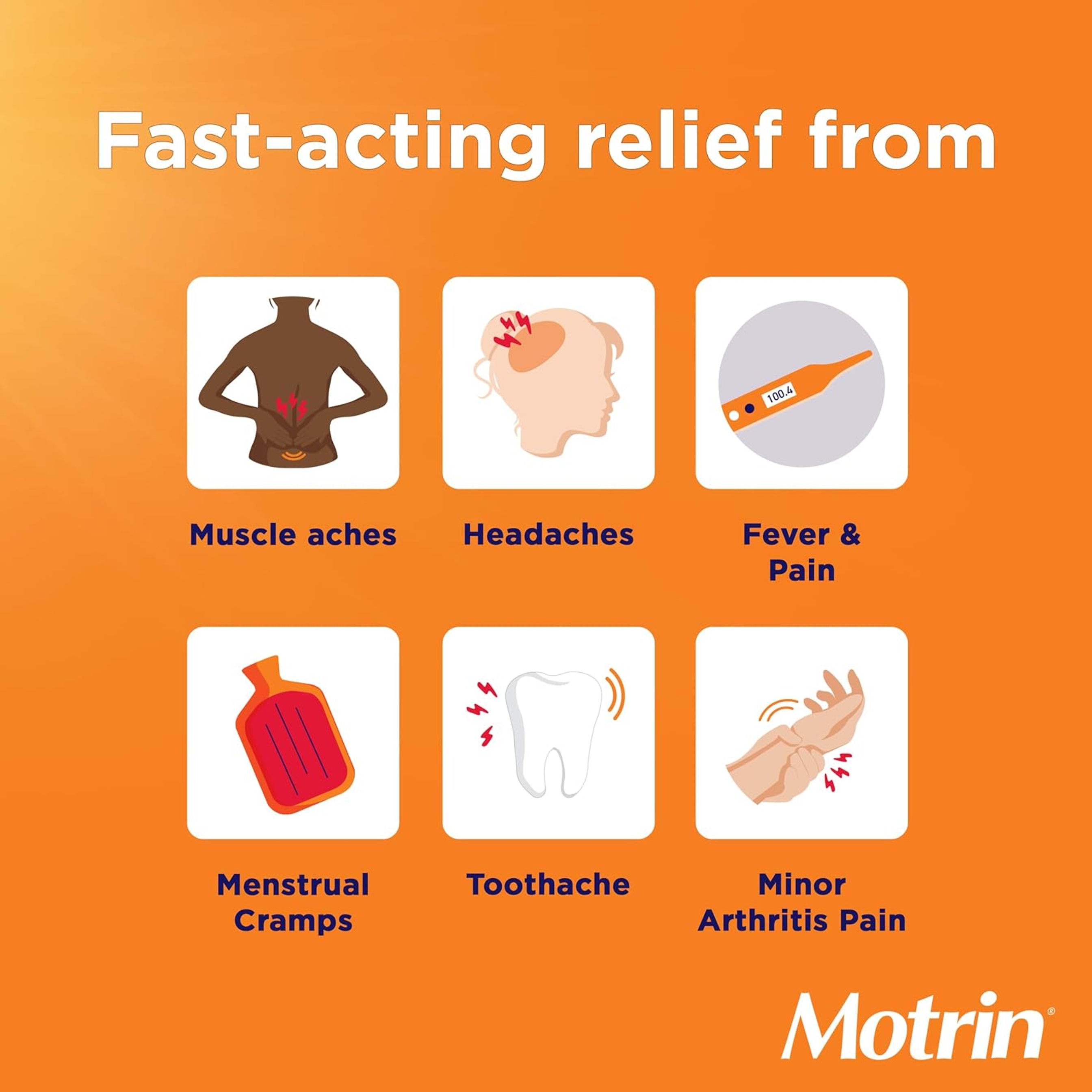 Motrin IB Liquid Gels 80 Count - Ibuprofen Liquid Gel Caps to Reduce Fevers & Relieve Pain from Muscle Aches & Headaches 2