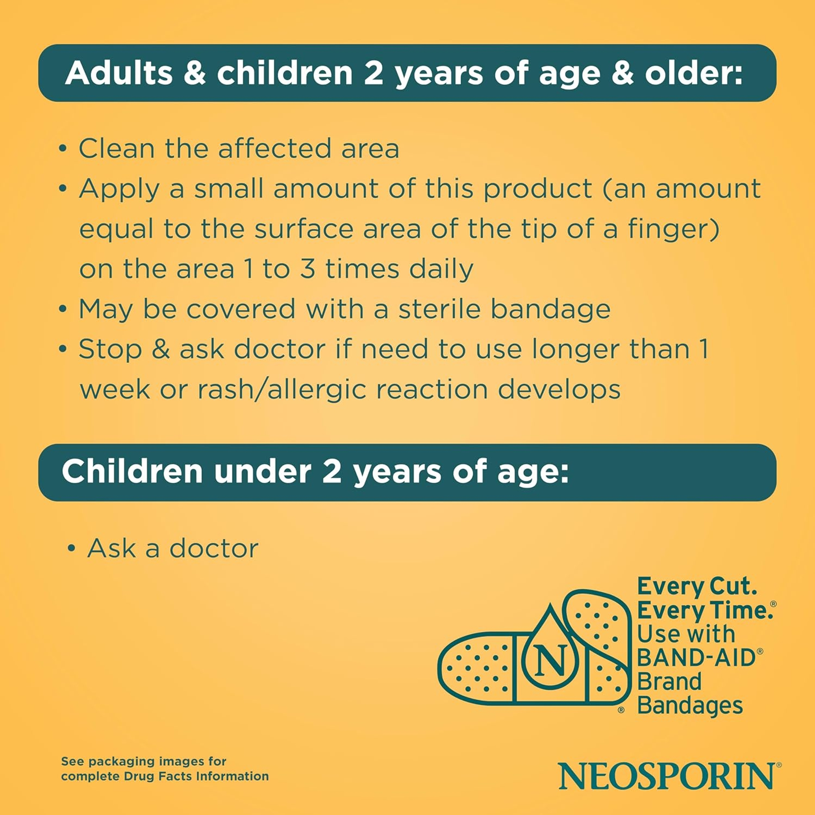Neosporin Original Triple Antibiotic Ointment 1 oz - 24H Infection Protection, Helps Minimize Appearance of Scars 6
