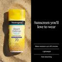 Neutrogena Beach Defense Sunscreen Lotion SPF70 6.7 fl.oz - Lightweight, Water-Resistant Up to 80 Minutes 2