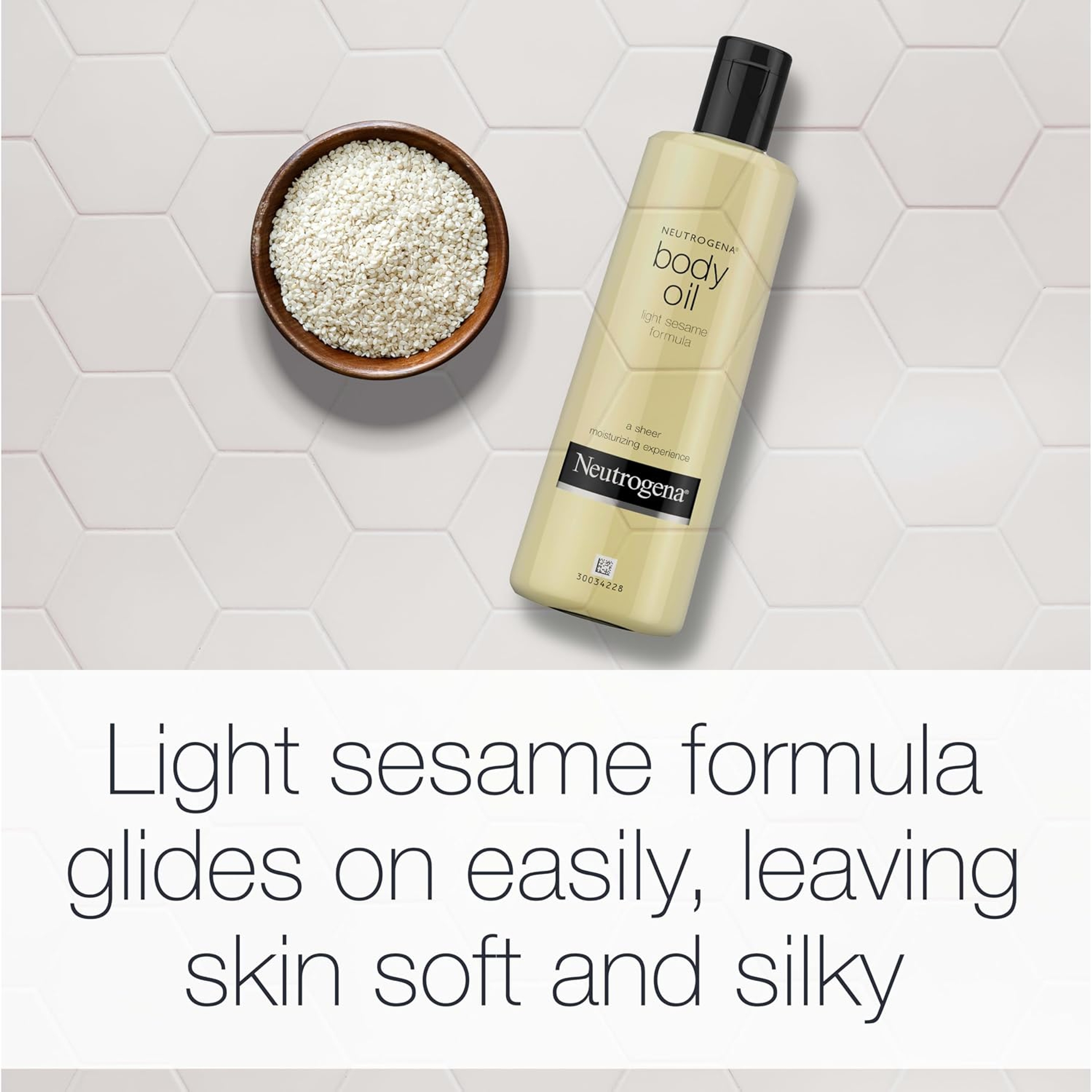 Neutrogena Body Oil Light Sesame Formula 8.5 fl.oz - Nourishing Moisturizer for Soft & Silky Skin 6