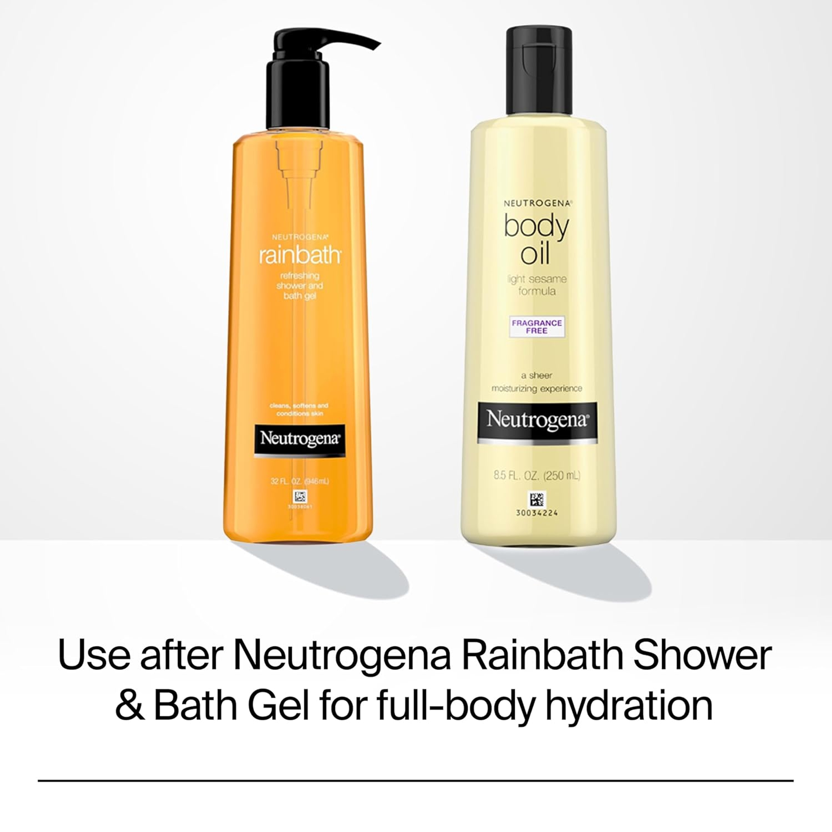 Neutrogena Body Oil Light Sesame Formula Fragrance-Free 8.5 fl.oz - Nourishing Moisturizer for Soft & Silky Skin 7