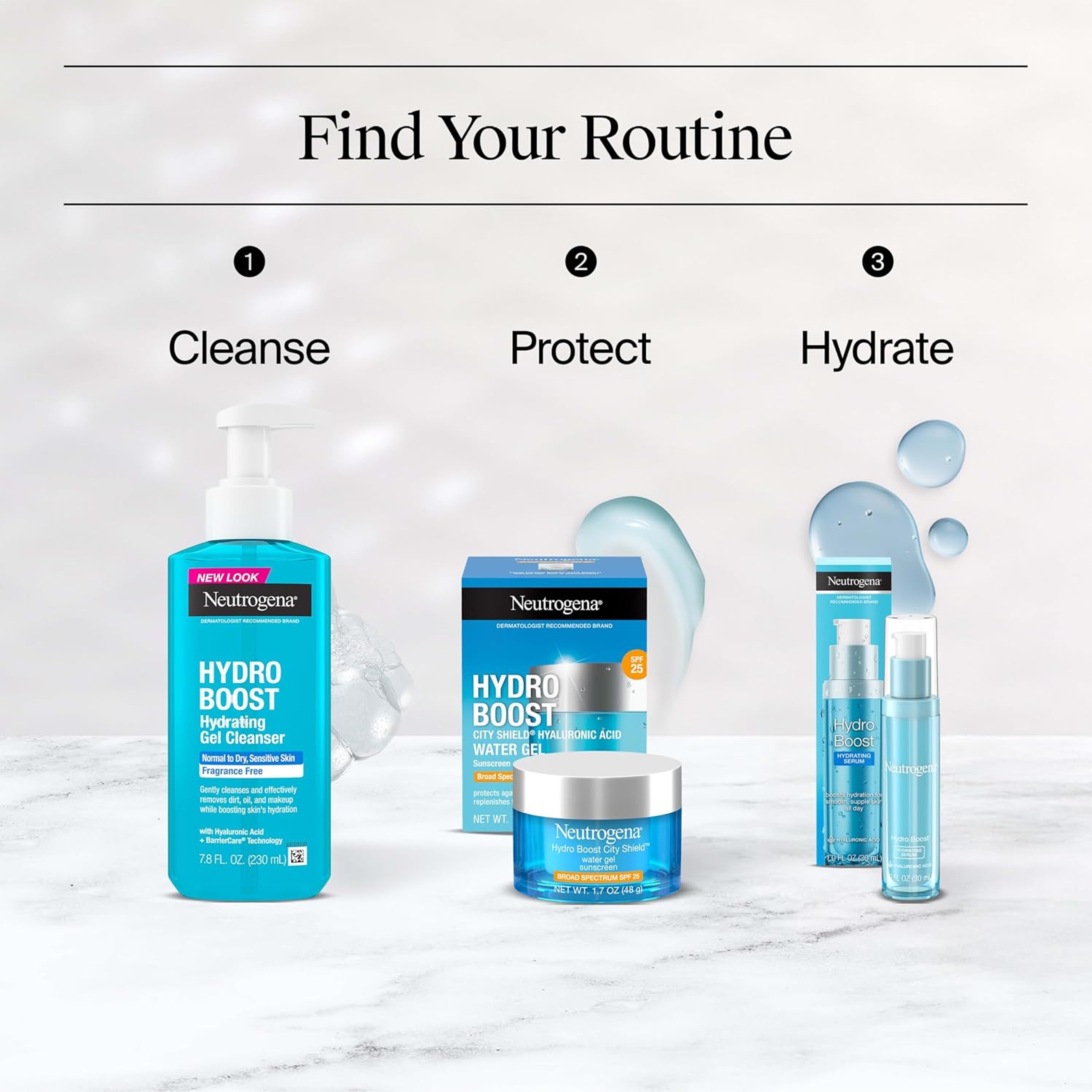 Neutrogena Hydro Boost City Shield Water Gel SPF25 1.7 oz - Hydrating Gel Facial Sunscreen with Hyaluronic Acid 6