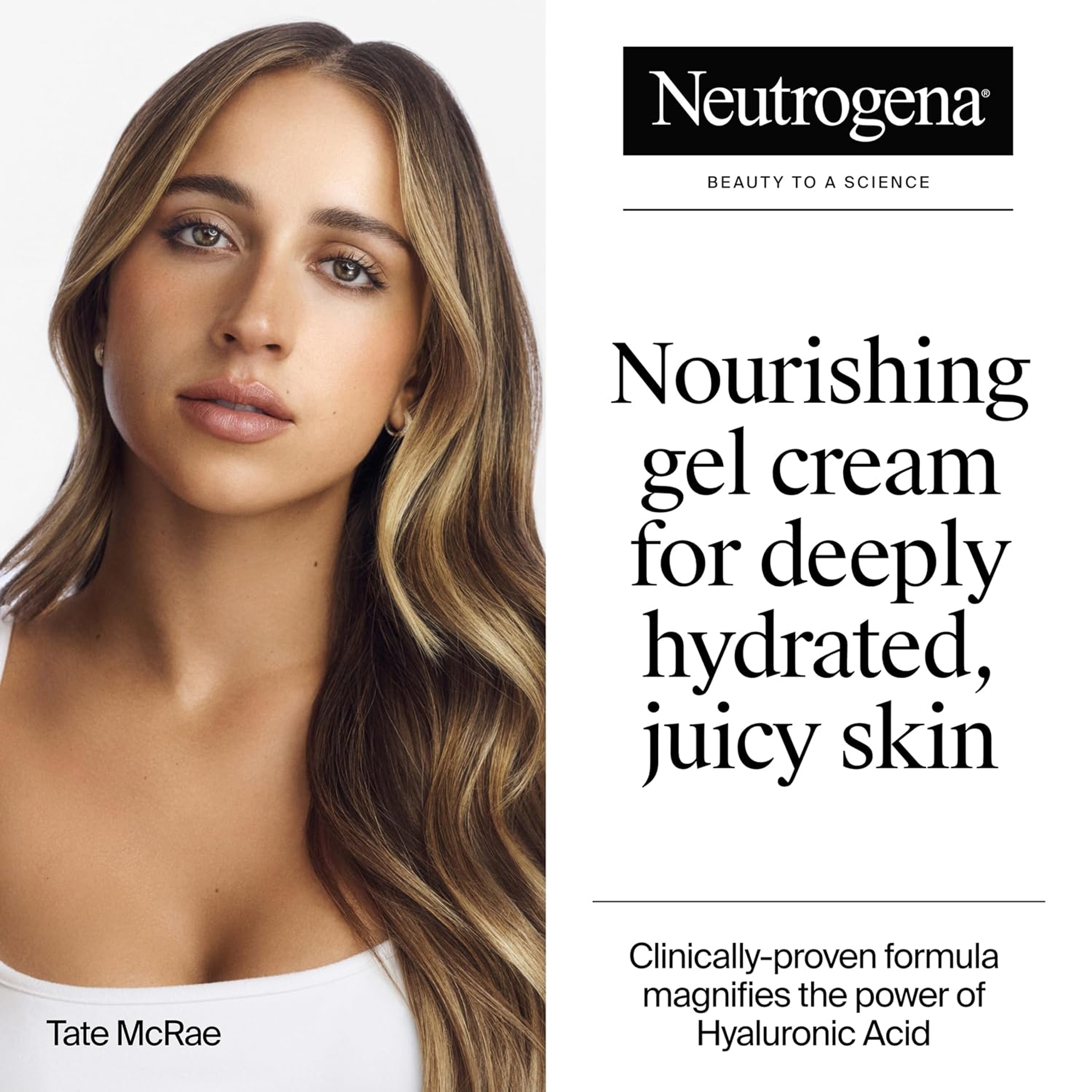 Neutrogena Hydro Boost Hyaluronic Acid Gel Cream Fragrance-Free 0.5 fl.oz - Lightweight Gel Moisturizer for Normal to Dry Skin 2