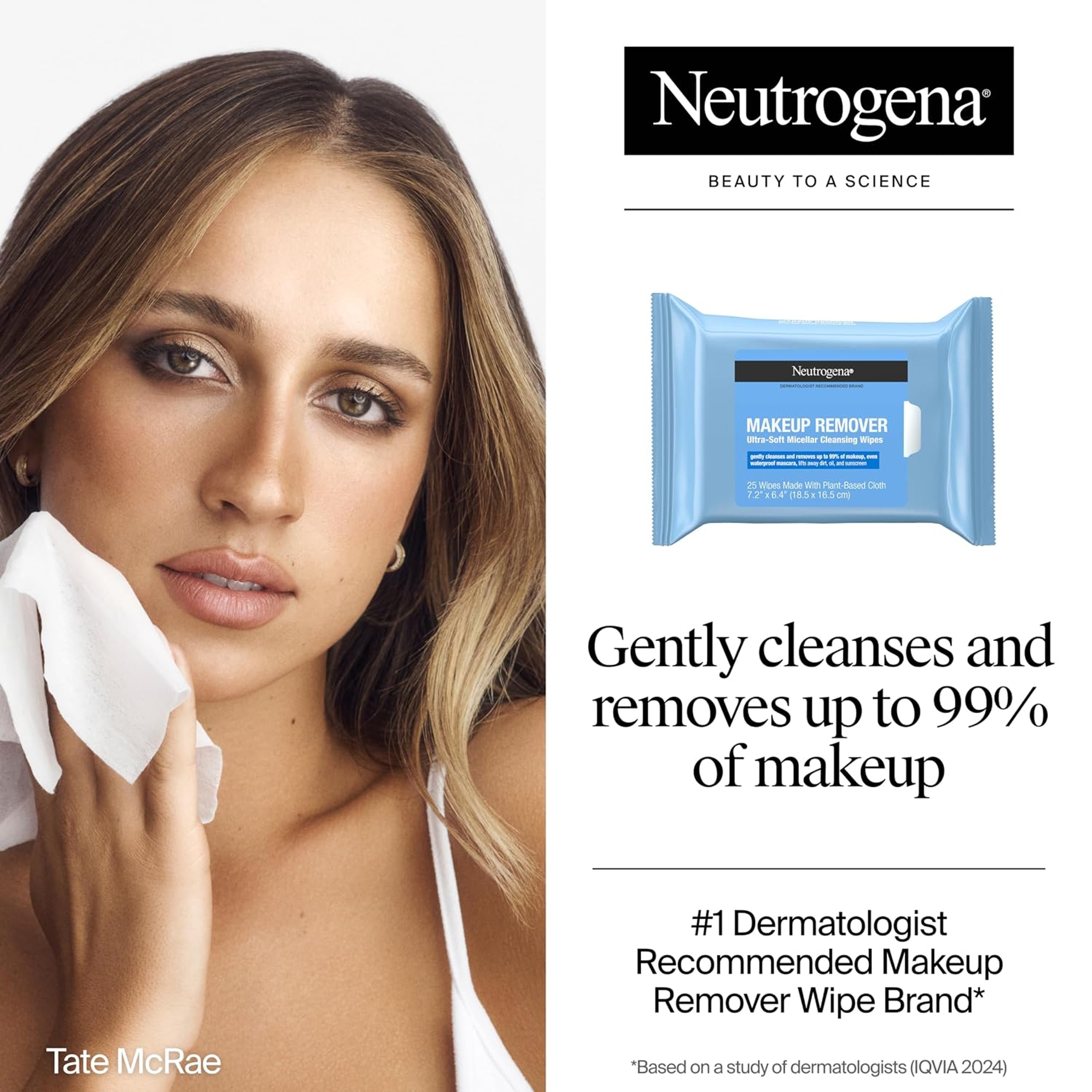 Neutrogena Makeup Remover Ultra-Soft Micellar Cleansing Wipes 7 Count - Gently Remove Dirt, Oil & Makeup 2