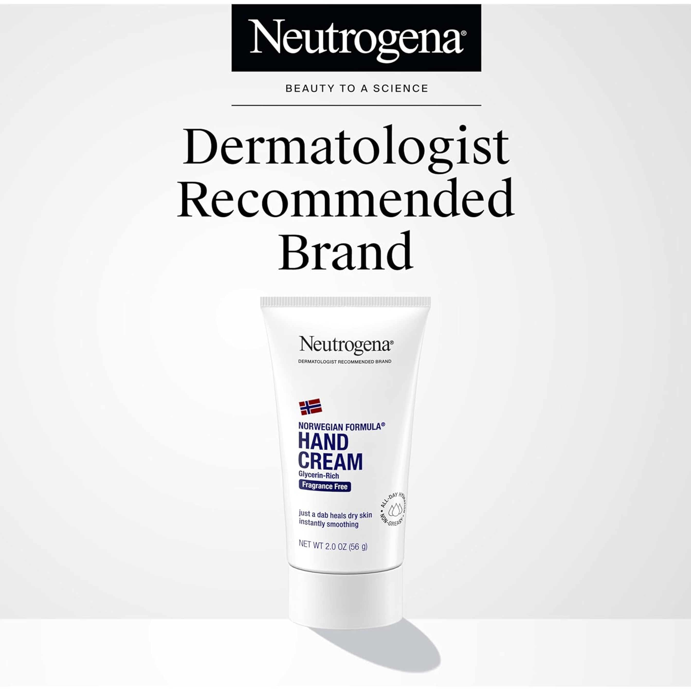 Neutrogena Norwegian Formula Hand Cream 2 oz - Fragrance-Free, Moisturizing Hand Cream for Rough & Dry Hands 5