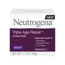 Neutrogena Triple Age Repair Night Moisturizer 1.7 oz - Anti-Wrinkle Face Cream with Hexinol Technology & Vitamin C 9