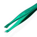NGHIA Green Stainless Steel Slanted Tips Tweezers N-401XL 1 Count - General-Purpose Hair Removal & Shaping Eyebrows 5