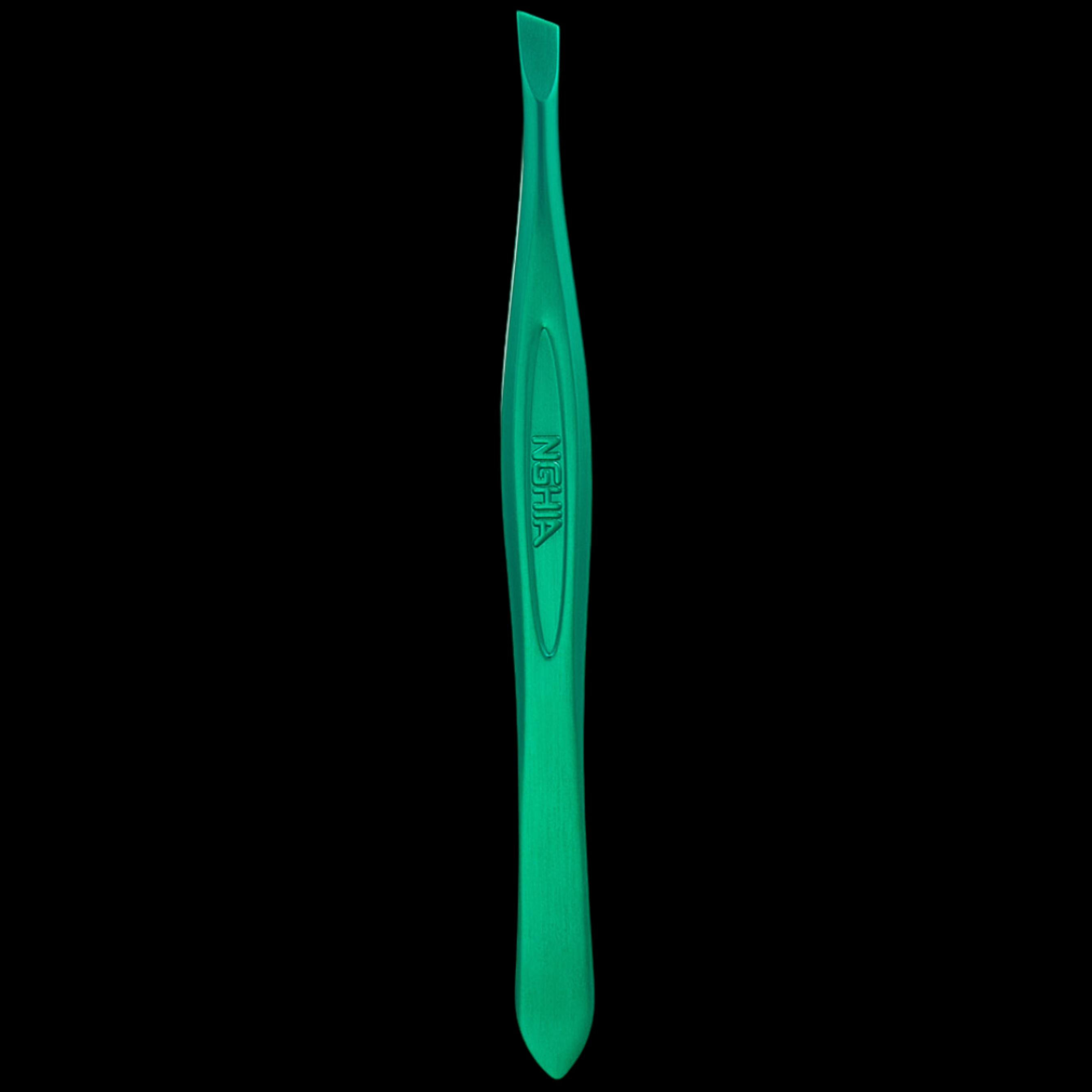 NGHIA Green Stainless Steel Slanted Tips Tweezers N-401XL 1 Count - General-Purpose Hair Removal & Shaping Eyebrows 4