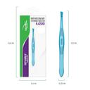 NGHIA Green Stainless Steel Slanted Tips Tweezers N-425G 1 Count - for General-Purpose Hair Removal & Shaping Eyebrows 3