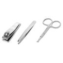 NGHIA Men Compacted Nail Kit, Grey, 1 Set - Stainless Steel Manicure Set for Travel Includes Nail Clippers, Scissors, Tweezers 6
