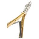 NGHIA Premium Hard Steel Cuticle Nipper D-501 1 Count - Precision Nail Tech Nipper with Gold & Grey Plated Double Spring Jaws 5