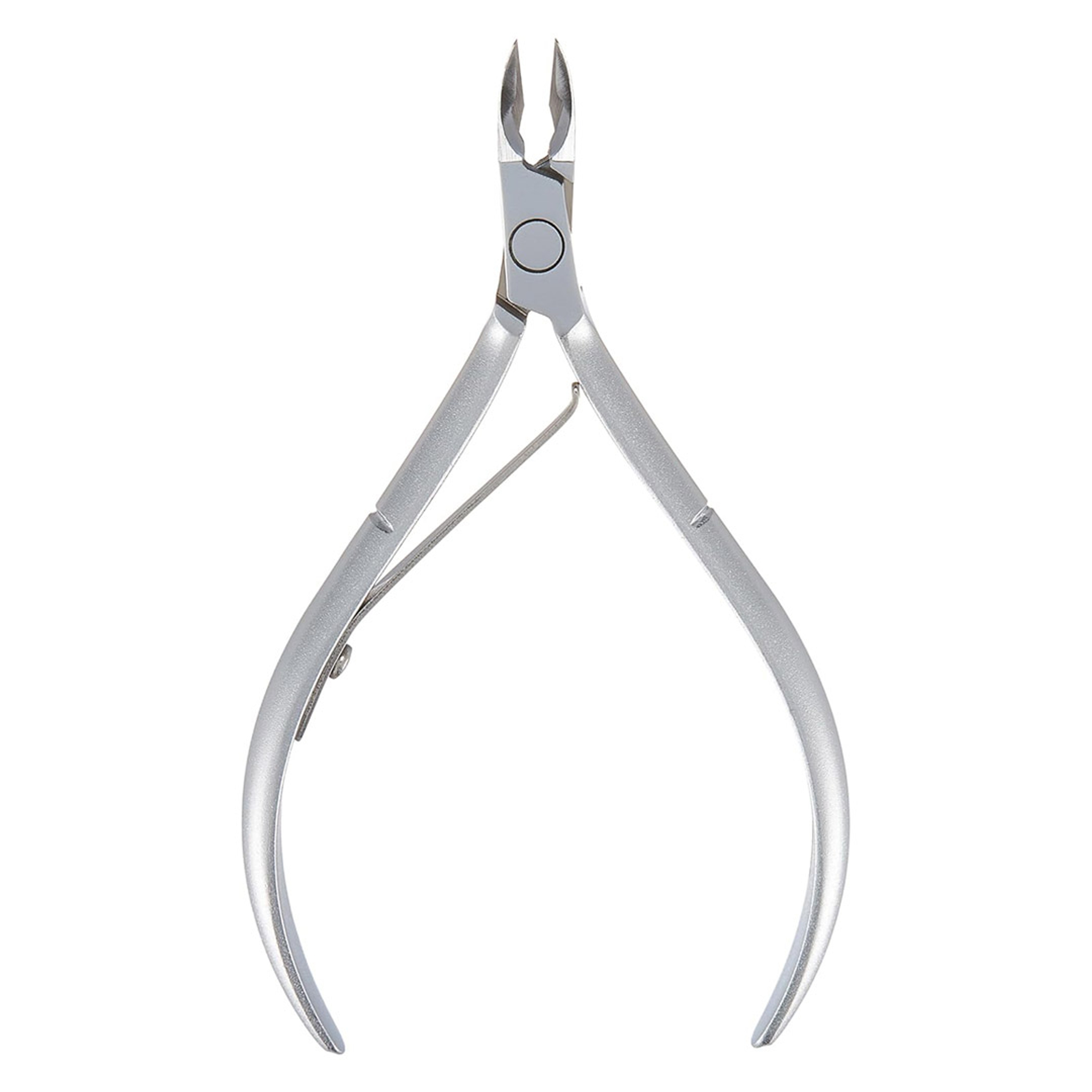 NGHIA Premium Hard Steel Cuticle Nipper D-506 1 Count - Precision Nail Tech Nipper with Grey Plated Full Jaw & Single Spring 4