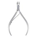 NGHIA Premium Hard Steel Cuticle Nipper D-506 1 Count - Precision Nail Tech Nipper with Grey Plated Full Jaw & Single Spring 4