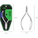 NGHIA Stainless Steel Cuticle Nipper, D-01 JAW 14, 1 Count - Premium Quality for Nail Care, Durable & Sharp, Grey Plated 4