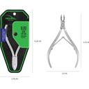 NGHIA Stainless Steel Cuticle Nipper, D-03 JAW 14, 1 Count - Premium Quality for Nail Care, Durable & Sharp, Grey Plated 4
