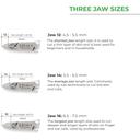 NGHIA Stainless Steel Cuticle Nipper, D-07 JAW 14, 1 Count - Premium Quality for Nail Care, Durable & Sharp, Grey Plated 3