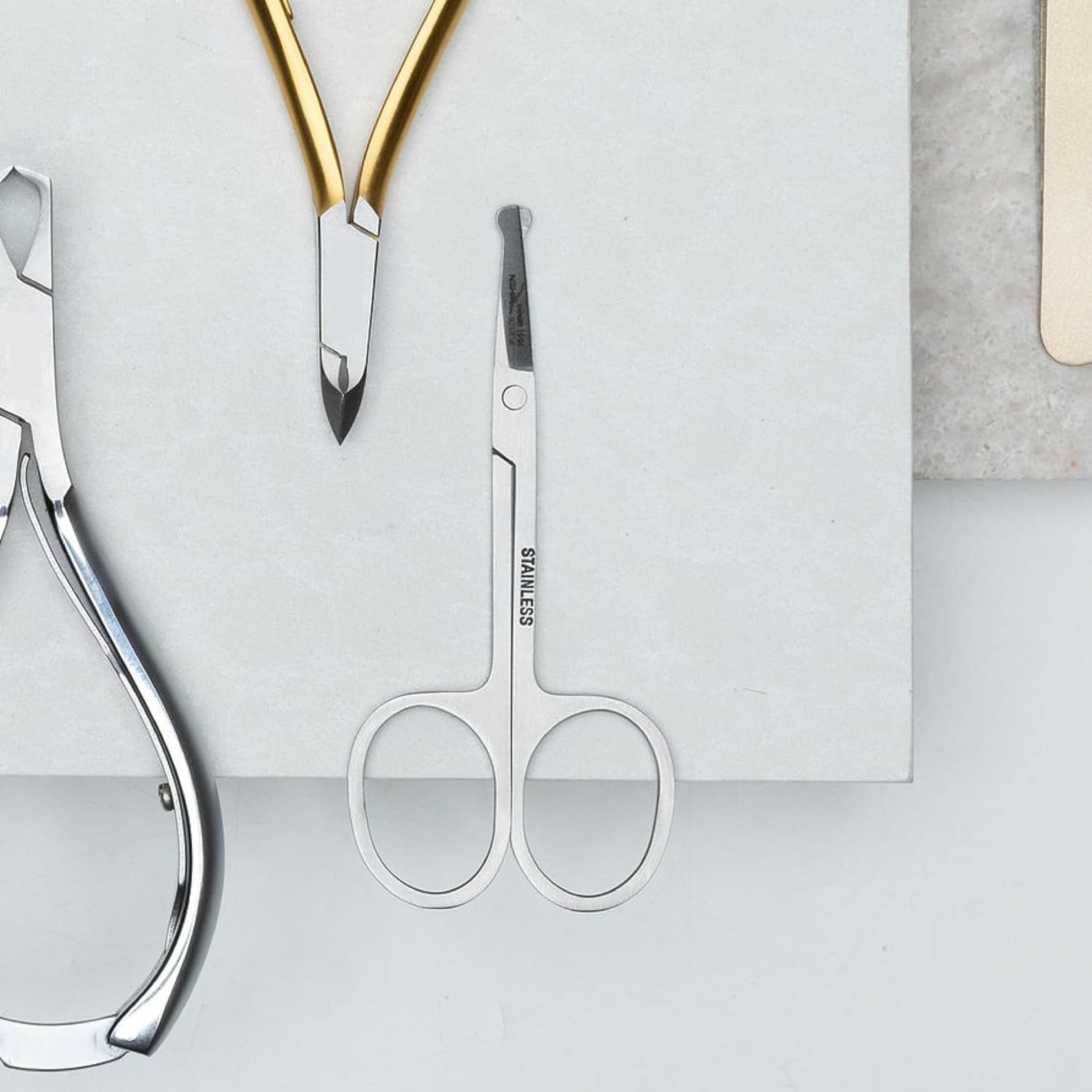 NGHIA Stainless Steel Nose Scissors KM-604 1 Count - Rounded Tip Scissor for Precise Personal Grooming 4