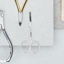 NGHIA Stainless Steel Nose Scissors KM-604 1 Count - Rounded Tip Scissor for Precise Personal Grooming 4