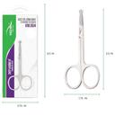 NGHIA Stainless Steel Nose Scissors KM-604 1 Count - Rounded Tip Scissor for Precise Personal Grooming 3