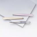 NGHIA Stainless Steel Straight Blades Tweezer N-404 1 Count - Square Tips, Thick Handle 5