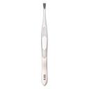 NGHIA Stainless Steel Straight Head Tweezer N-406 1 Count - Square Tips, Thin Handle for Precision Grooming 6