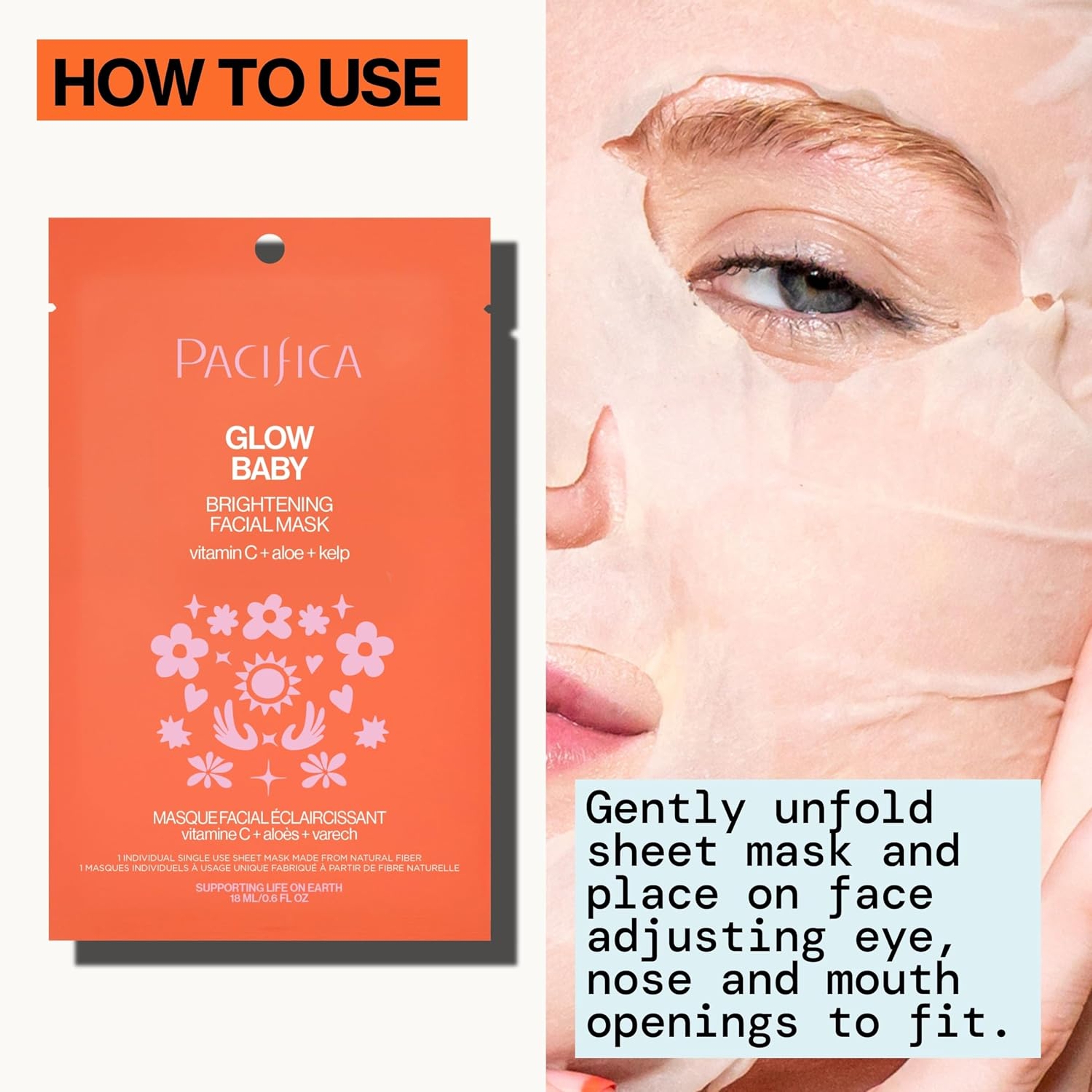 Pacifica Glow Baby Brightening Facial Mask 0.6 fl.oz - Cooling Mask for Dark Spots & Fine Lines 9