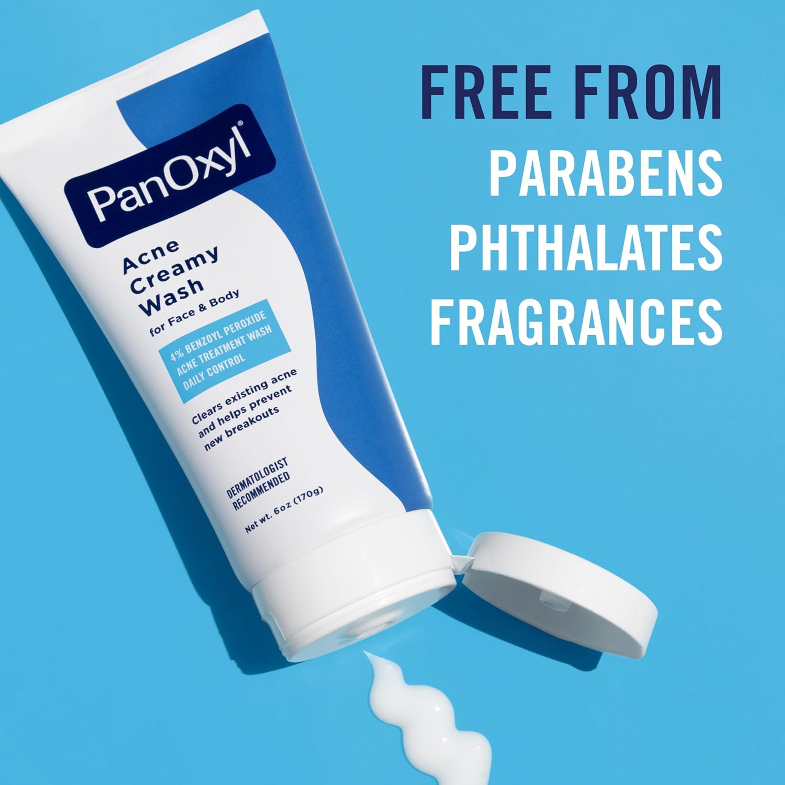 PanOxyl Acne Creamy Wash 6 oz - Antibacterial Daily Cleanser with 4% Benzoyl Peroxide, Treat & Prevent Acne 5