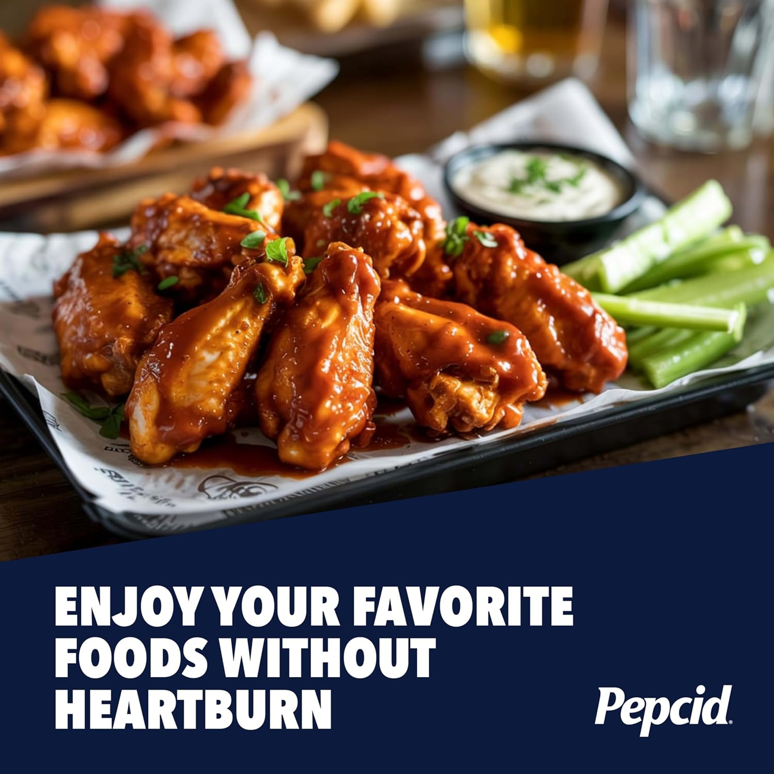 Pepcid AC Maximum Strength Tablets 75 Count - 20mg Famotidine, Prevents & Relieves Heartburn Due to Acid Indigestion 8