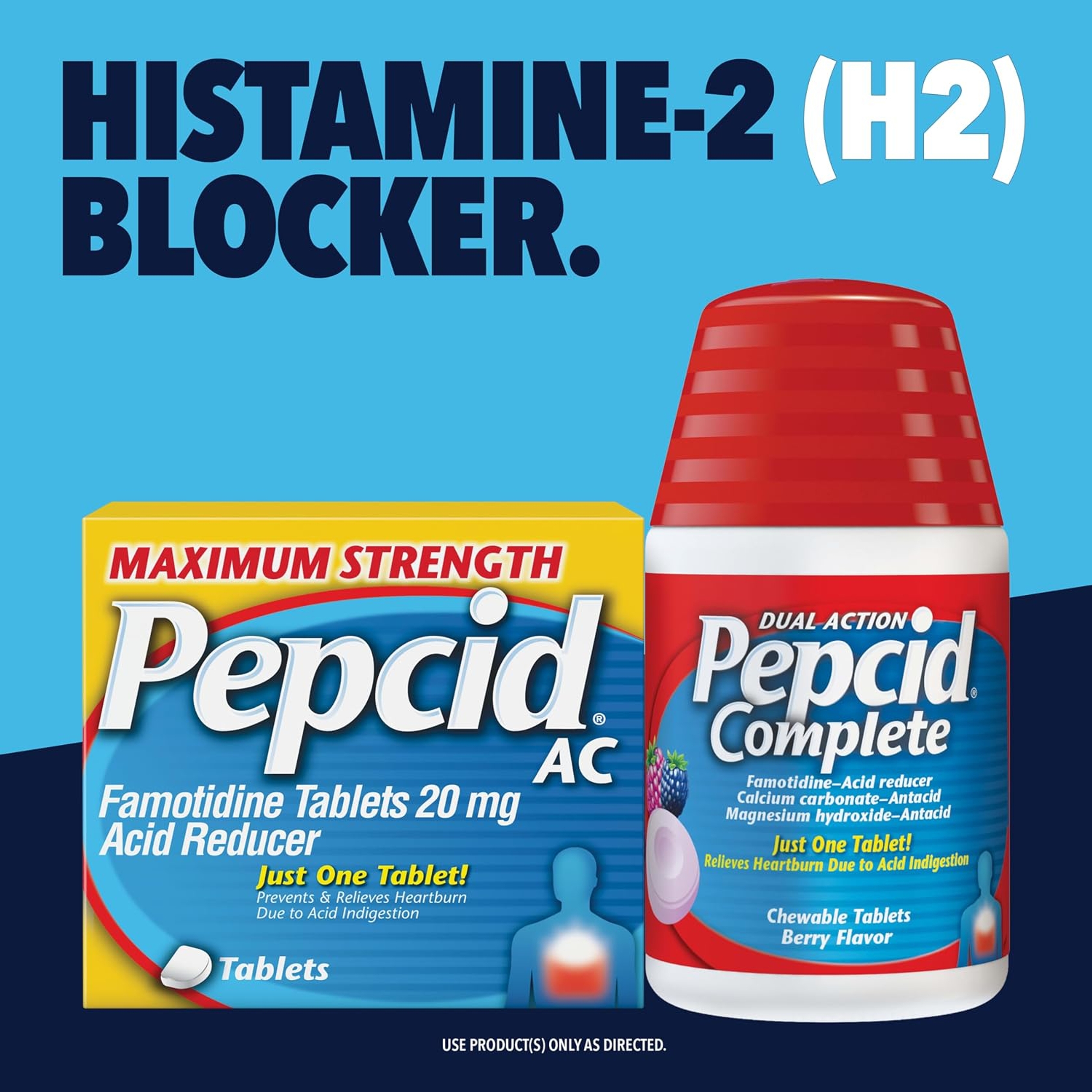 Pepcid AC Maximum Strength Tablets 75 Count - 20mg Famotidine, Prevents & Relieves Heartburn Due to Acid Indigestion 7