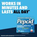 Pepcid AC Original Strength Tablets 90 Count - 10mg Famotidine,  Prevents & Relieves Heartburn Due to Acid Indigestion 2
