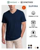 [Supima Cotton] Synctives Men’s Slim Fit V-Neck T-shirt 1