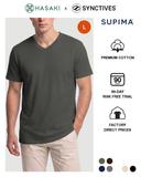 [Supima Cotton] Synctives Men’s Slim Fit V-Neck T-shirt 1