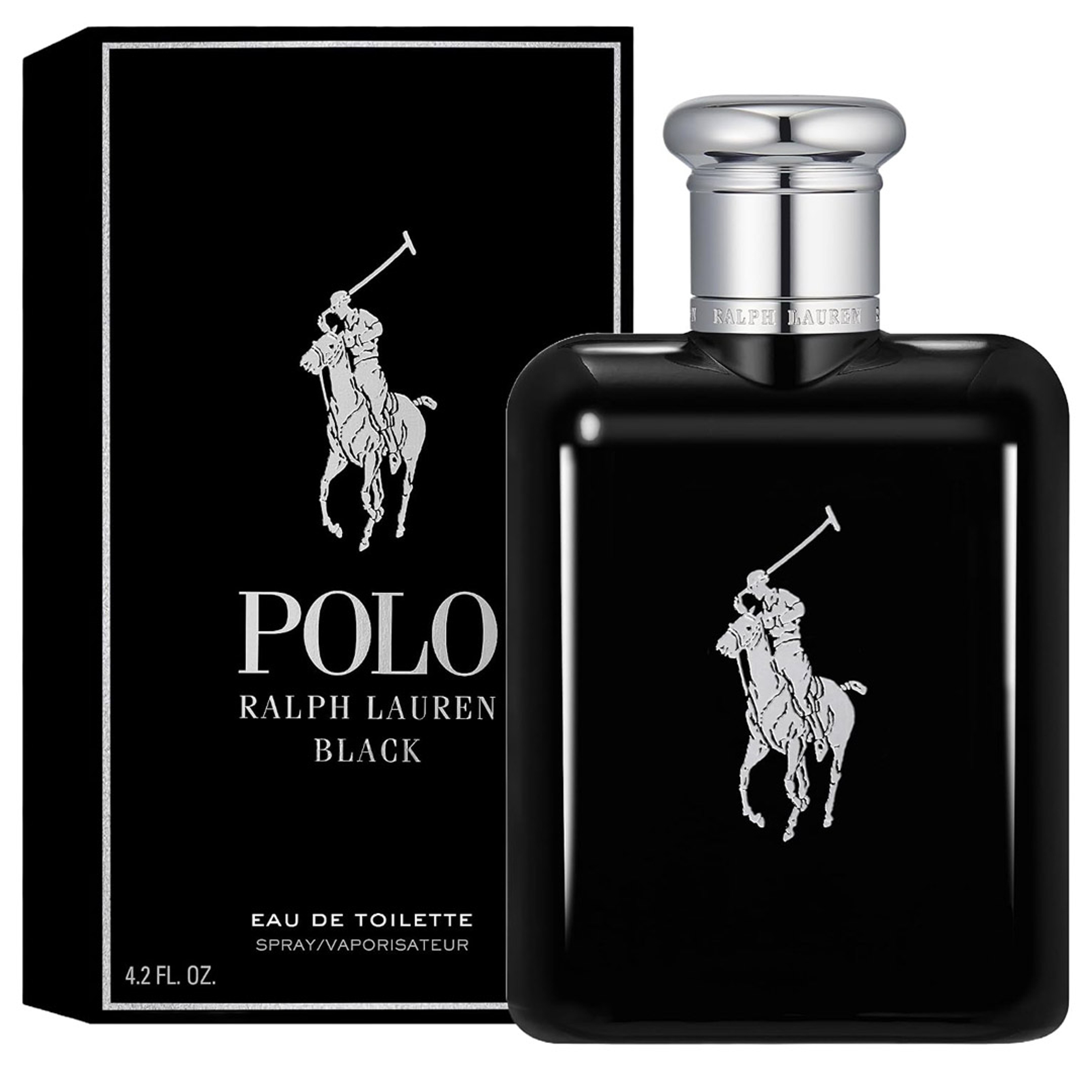 Ralph Lauren Polo Black Eau de Toilette for Men 4.2 fl.oz - Woody Fresh Fragrance 6