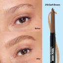 Revlon ColorStay Brow Pencil, 210 Soft Brown, 0.01 oz - Waterproof Eyebrow Pencil with a Built-in Spoolie Brush 2
