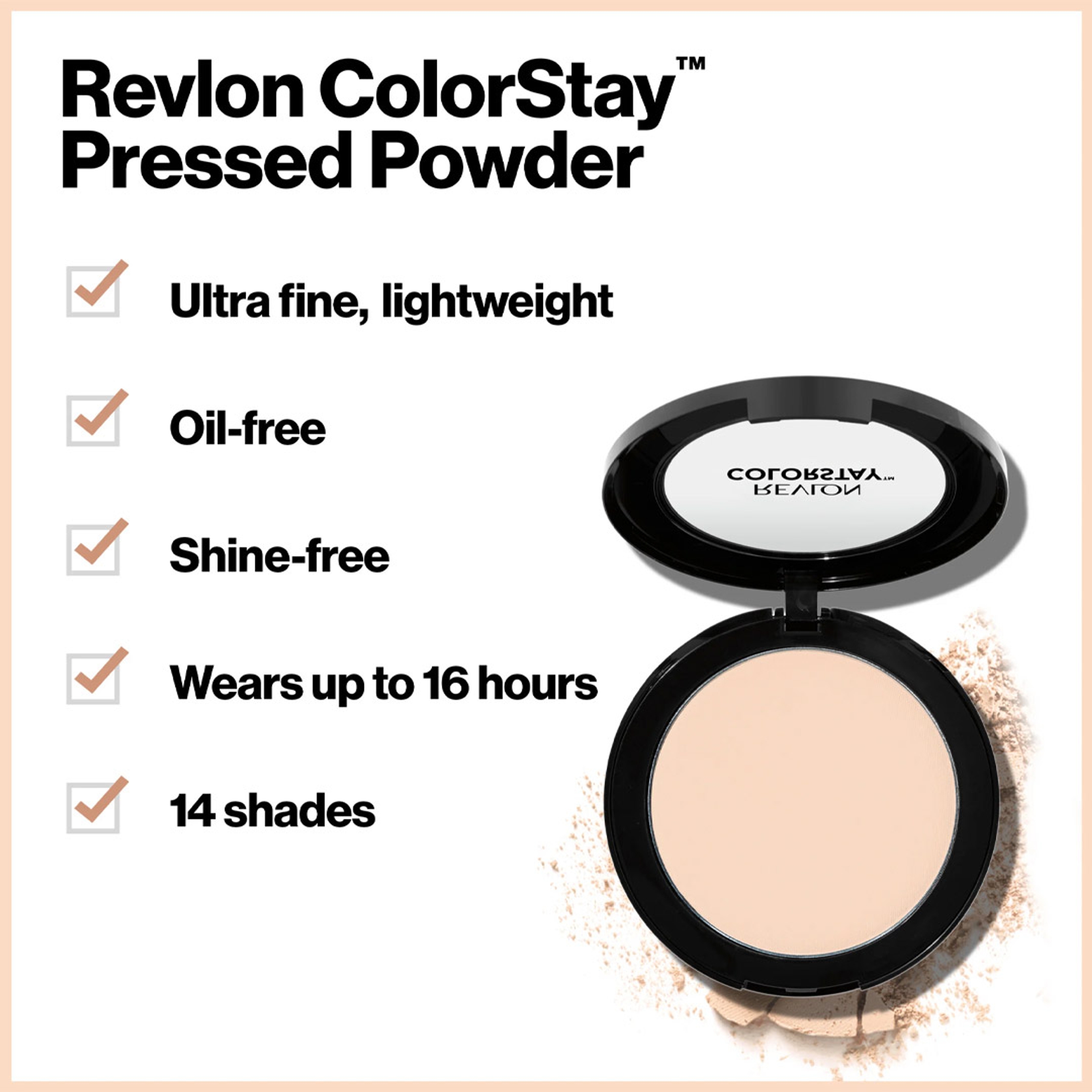 Revlon Colorstay Pressed Powder, 830 Light Medium, 0.3 oz - Longwearing, Minimizes Shine Without Getting Dry or Crackly 3
