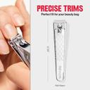 Revlon Nail Clipper 1 Count - File & Curved Blade for Accurate, Easy Trimming & Grooming 6