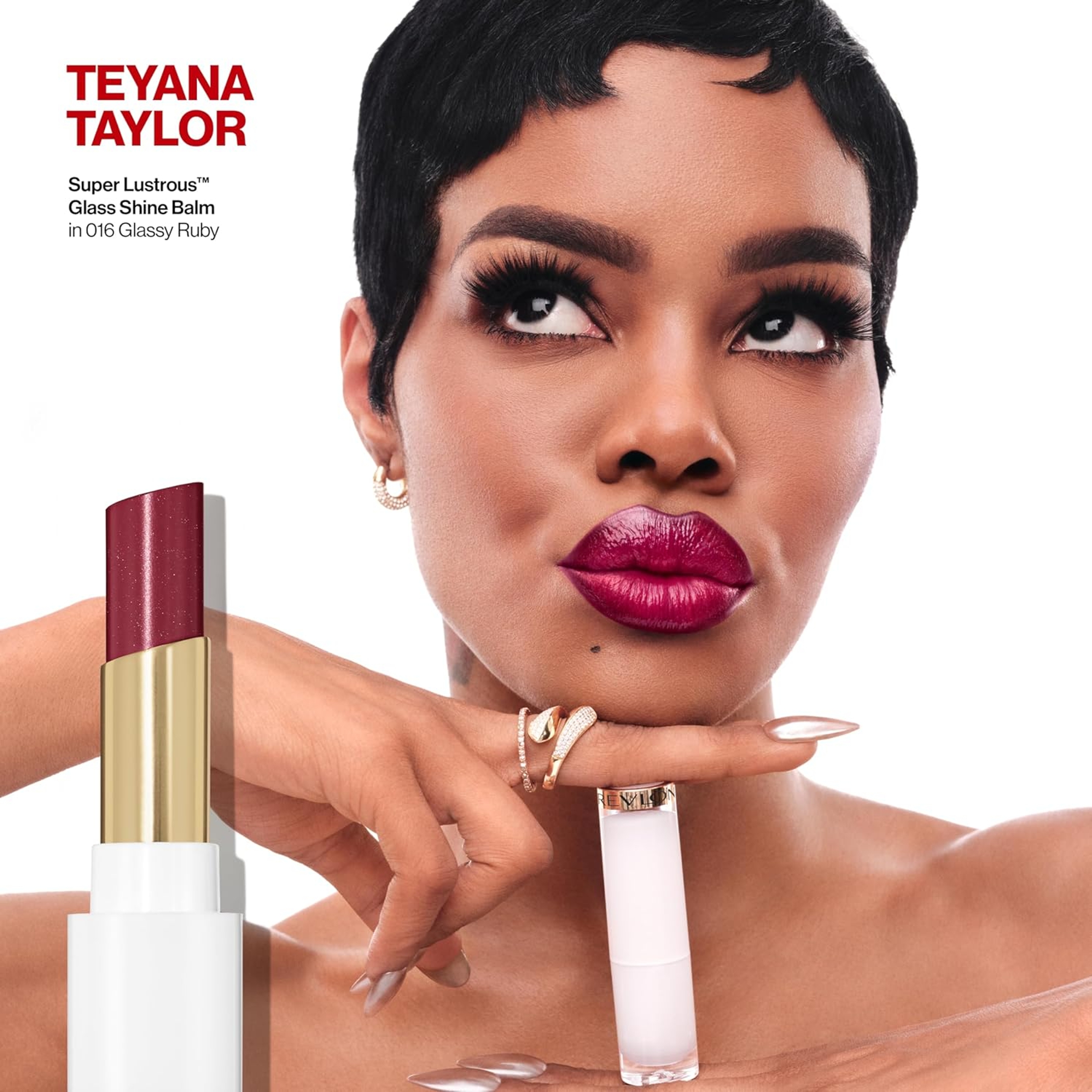 Revlon Super Lustrous Glass Shine Balm, 008 Rum Raisin, 0.11 oz - Sheer Glossy Tinted Lip Balm with Hyaluronic Acid 3
