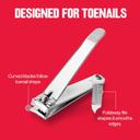 Revlon Toenail Clipper, Silver, 1 Count - withFile & Curved Blade for Accurate, Easy Trimming & Grooming 3
