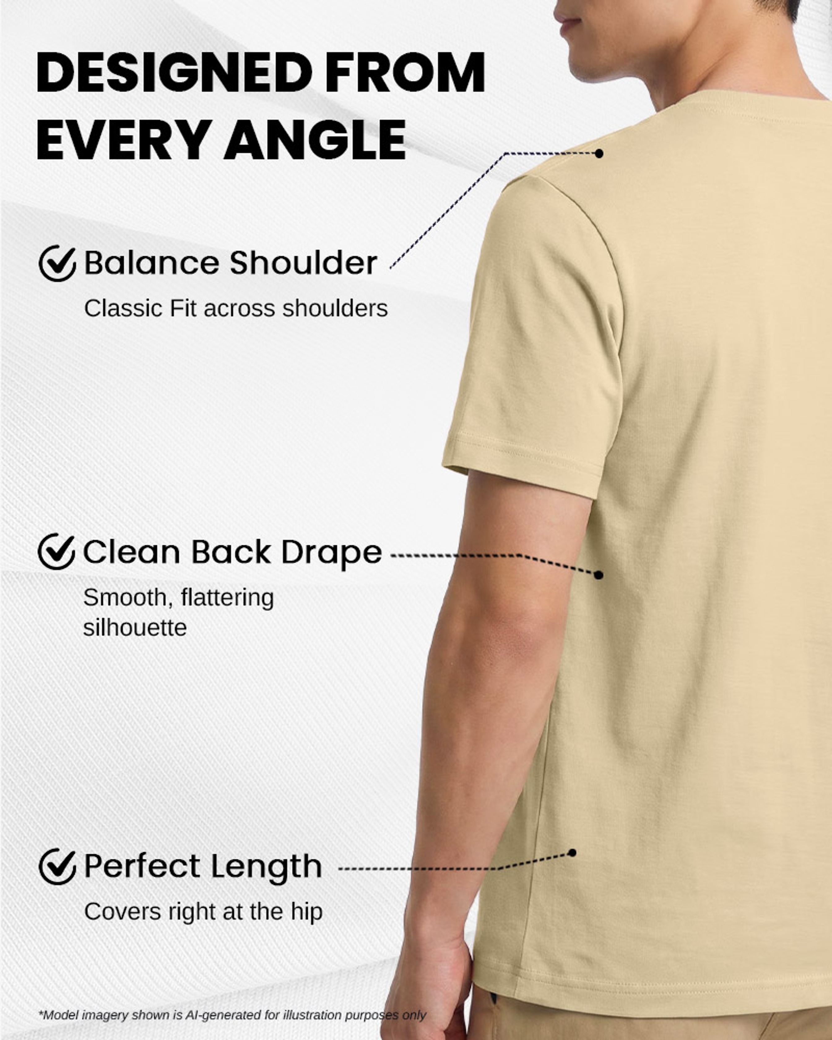 [Supima Cotton] Synctives Men's Classic Fit T-shirt 8