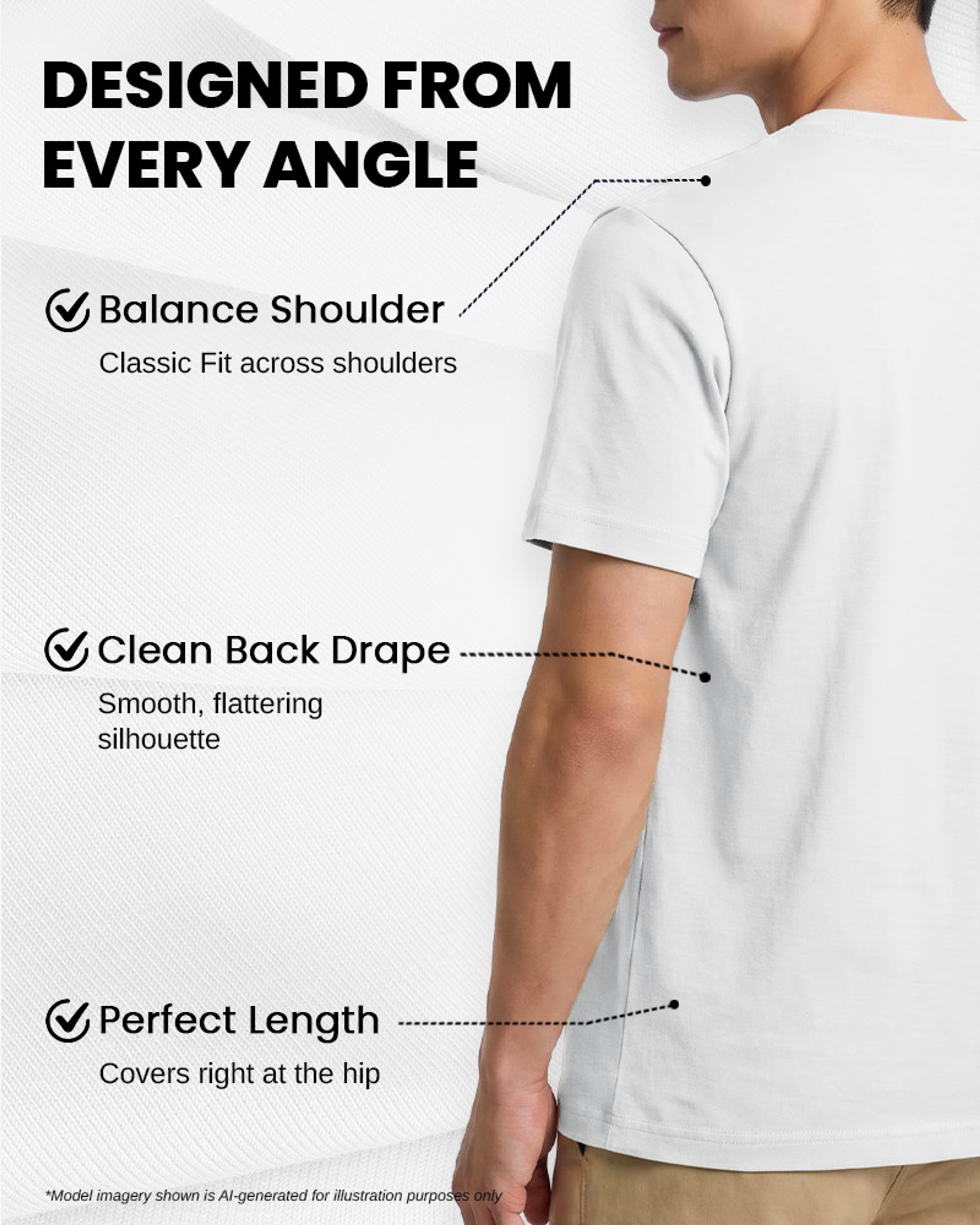 [Supima Cotton] Synctives Men's Classic Fit T-shirt 8