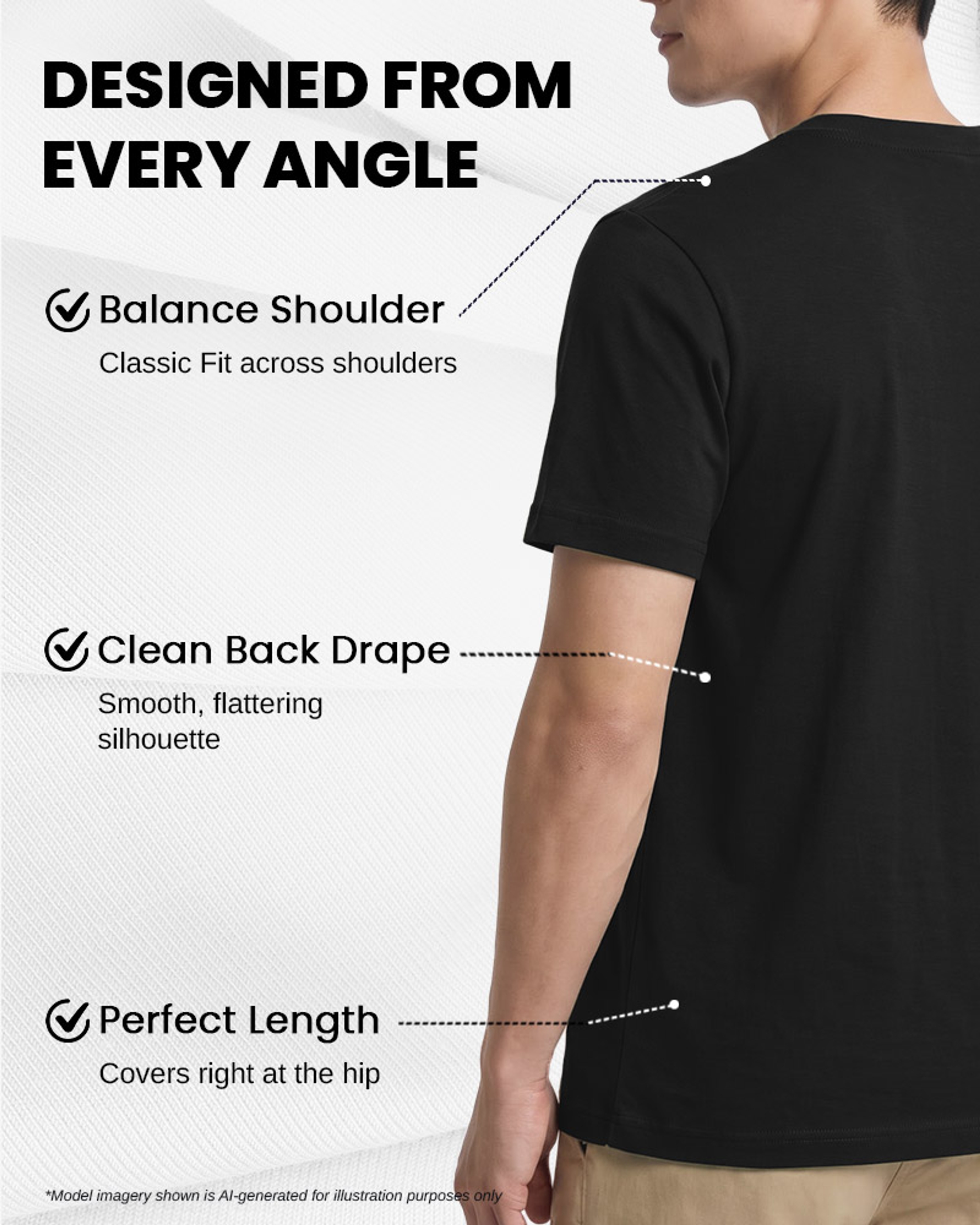 [Supima Cotton] Synctives Men's Classic Fit T-shirt 8