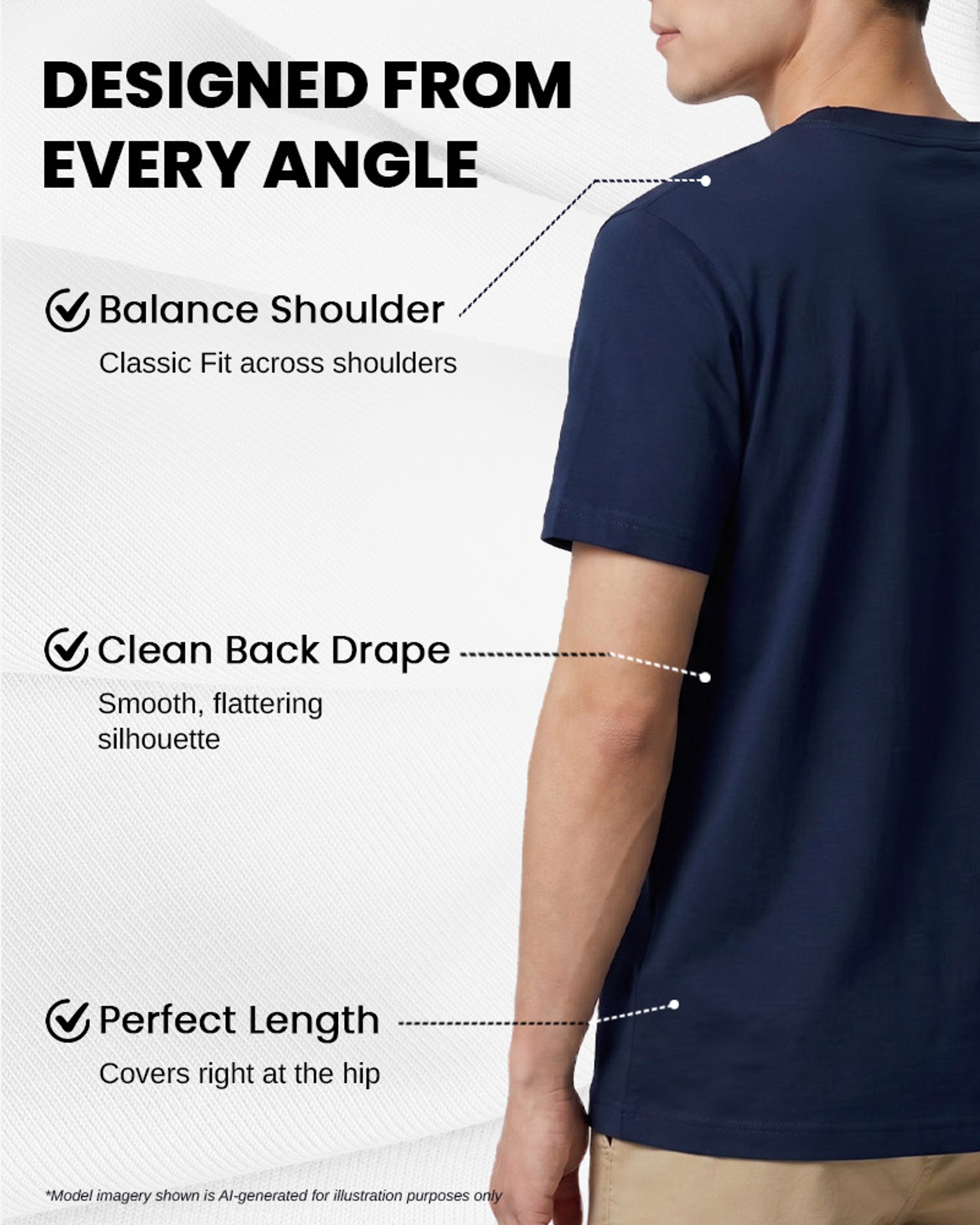 [Supima Cotton] Synctives Men's Classic Fit T-shirt 8