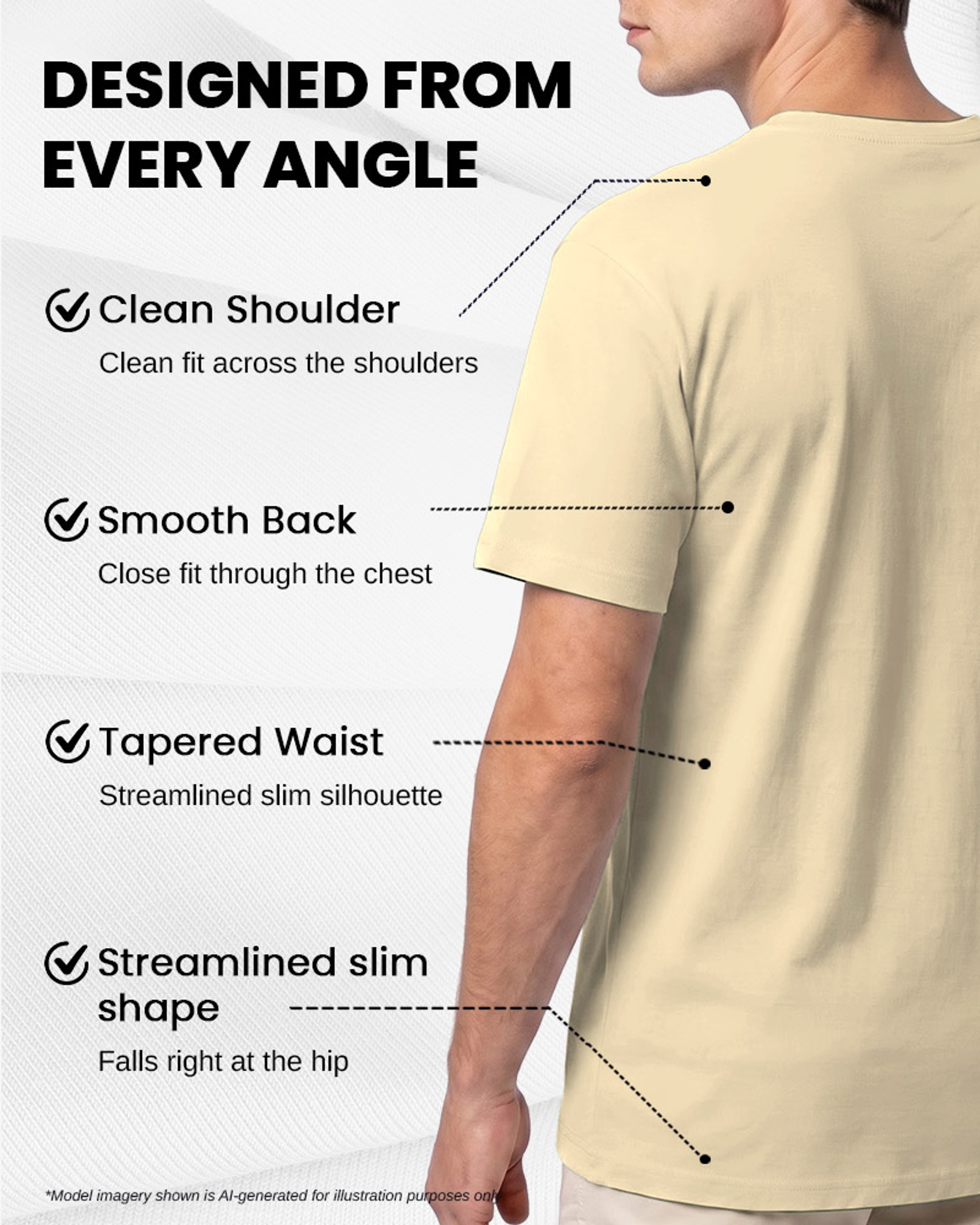 [Supima Cotton] Synctives Men’s Slim Fit V-Neck T-shirt 8
