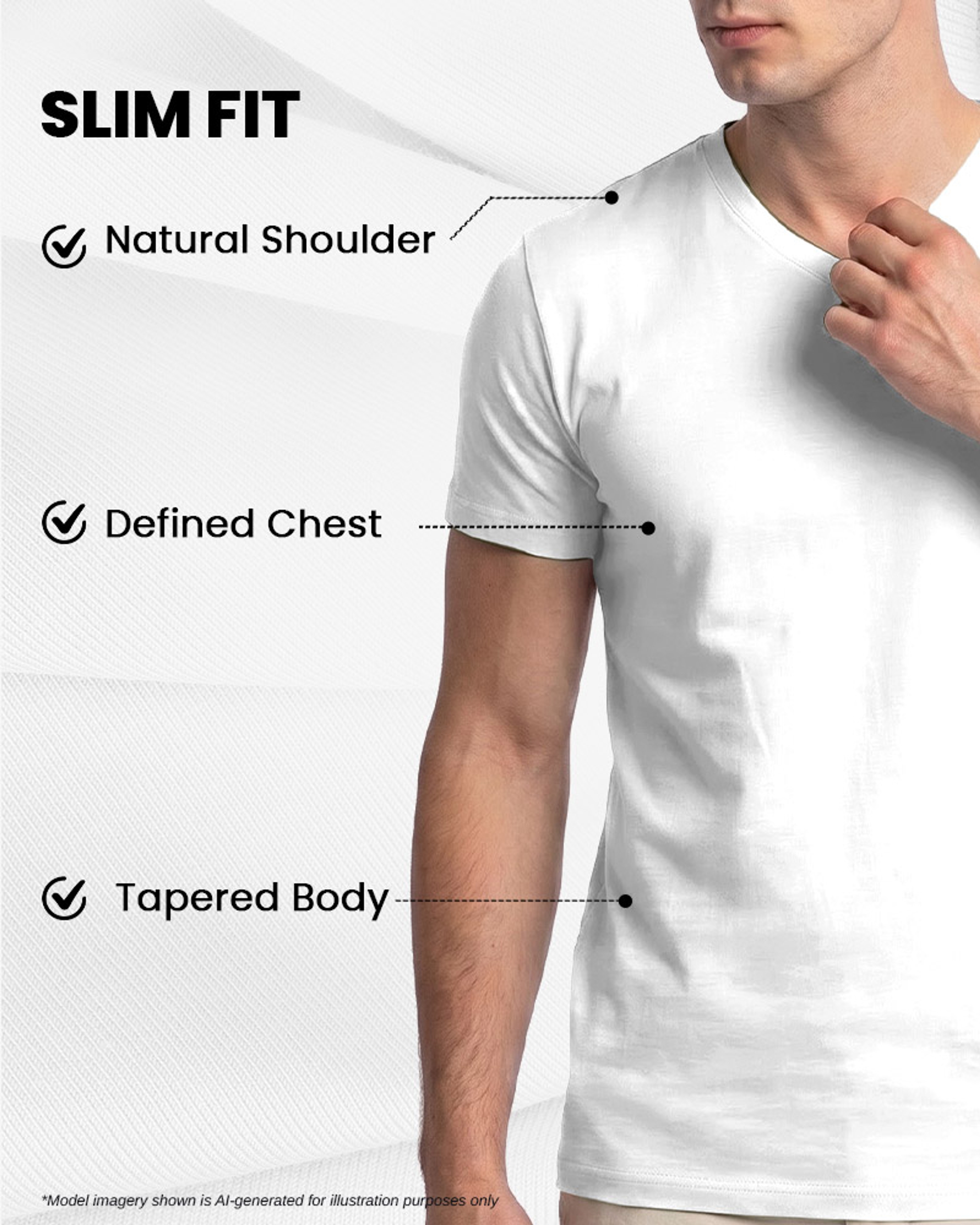 [Supima Cotton] Synctives Men’s Slim Fit V-Neck T-shirt 7
