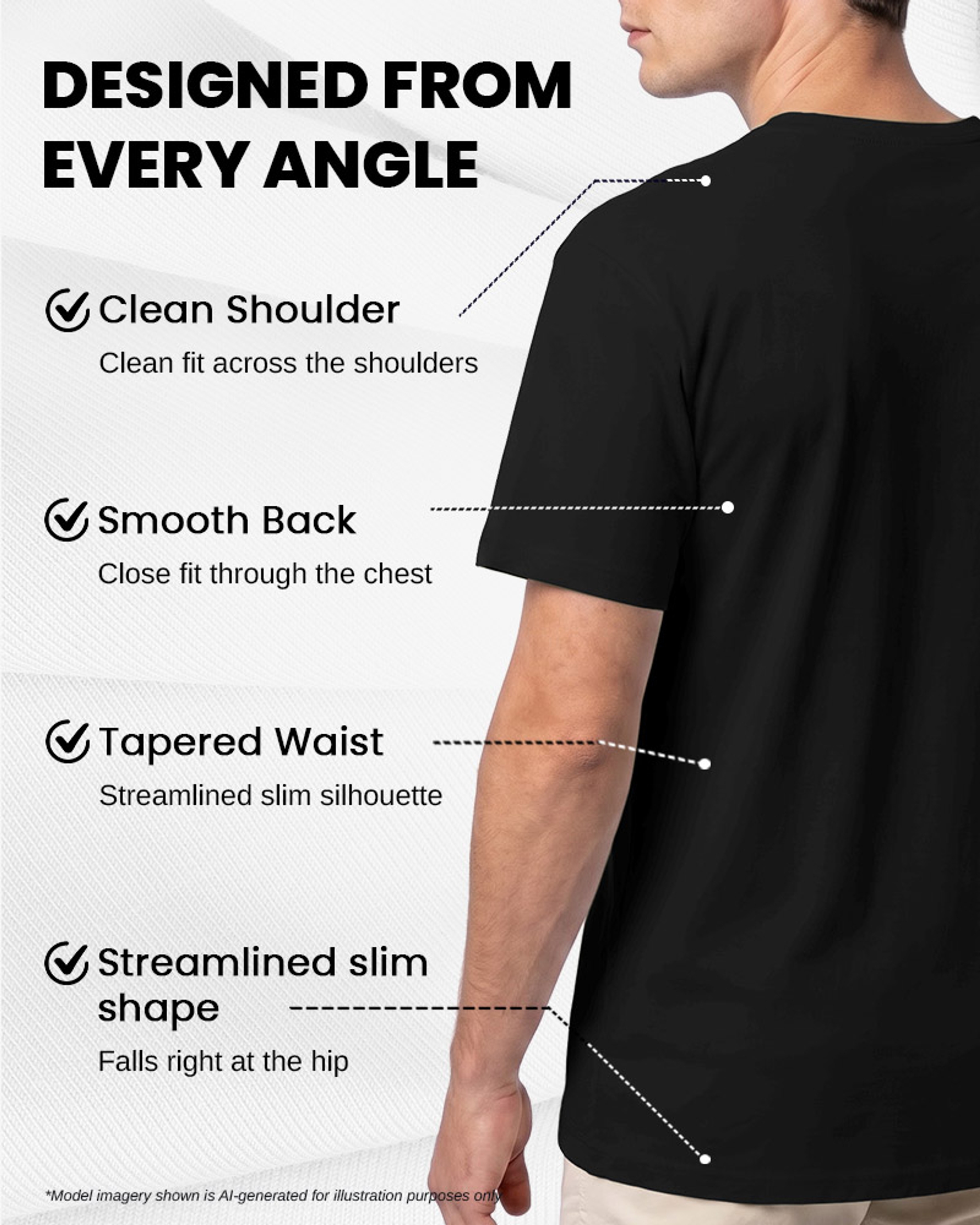 [Supima Cotton] Synctives Men’s Slim Fit V-Neck T-shirt 8