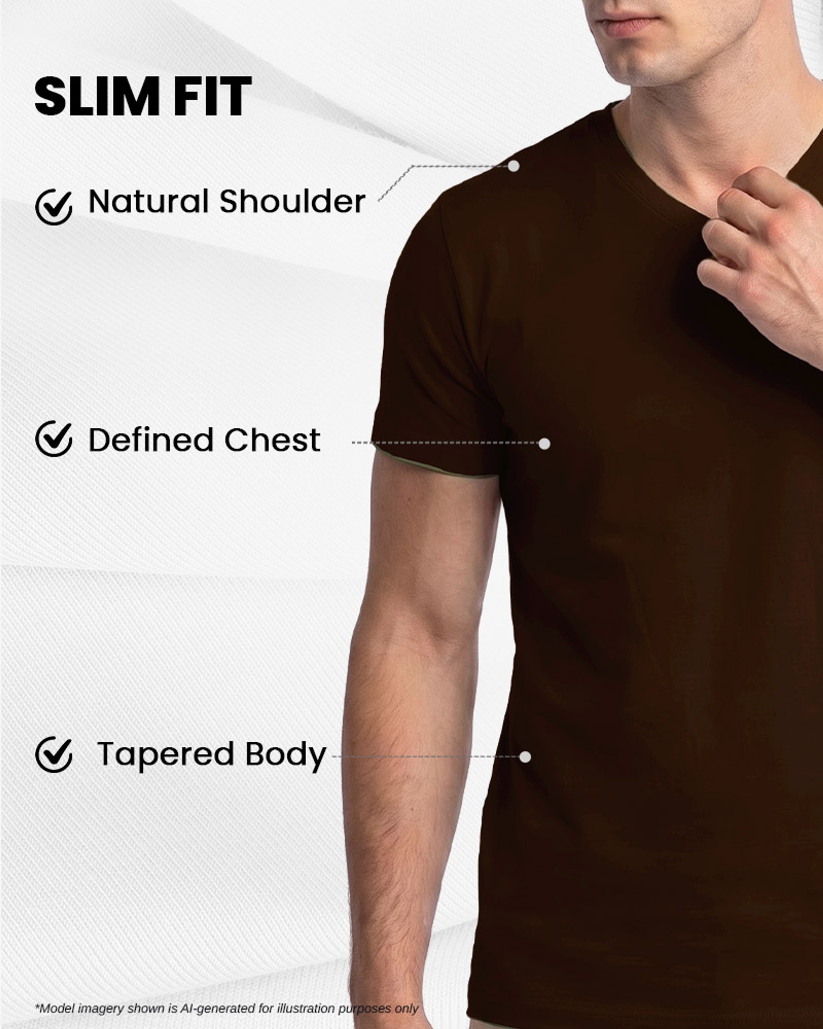[Supima Cotton] Synctives Men’s Slim Fit V-Neck T-shirt 7